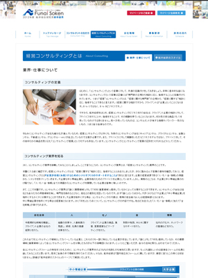 株式会社船井総合研究所 2012年度新卒採用